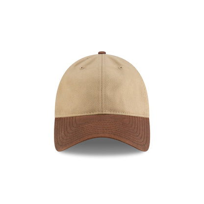 New Era Cap Heavy Twill Beige 9TWENTY Adjustable Hat
