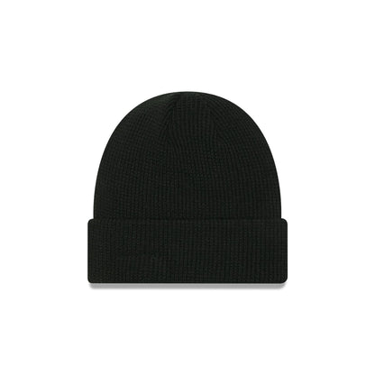 New Era Cap Black Waffle Knit Beanie