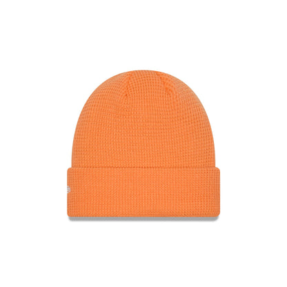 New Era Cap Orange Waffle Knit Beanie
