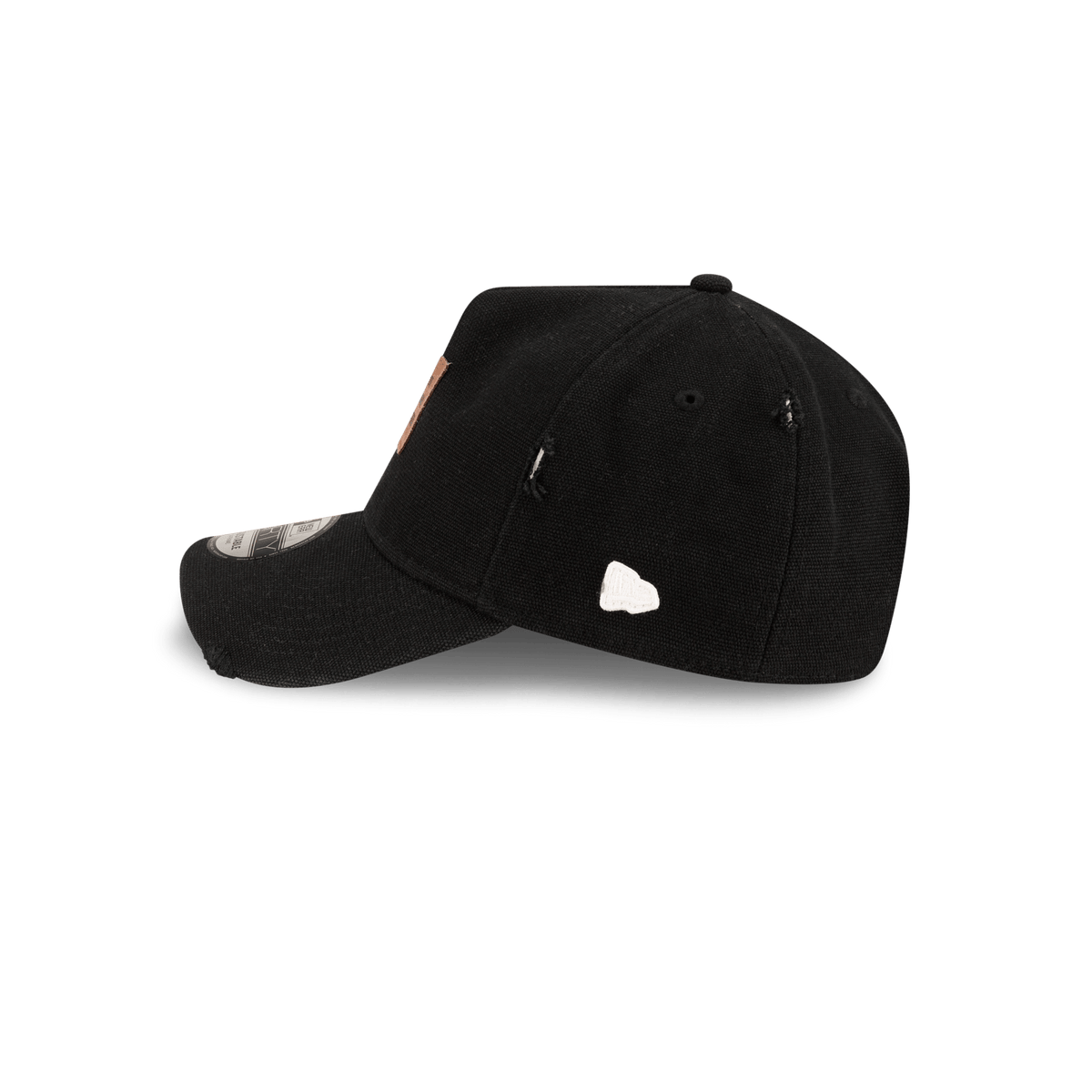 Forge Leather Patch Black 9FORTY A-Frame Adjustable Hat