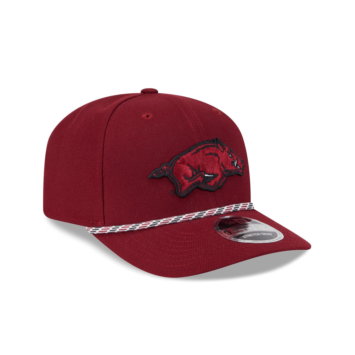 Arkansas Razorbacks Multicolor Rope 9SEVENTY Stretch-Snap Hat