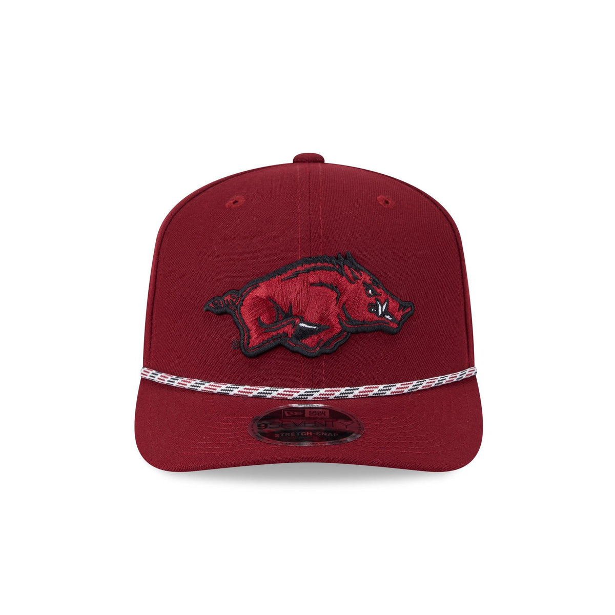 Arkansas Razorbacks Multicolor Rope 9SEVENTY Stretch-Snap Hat