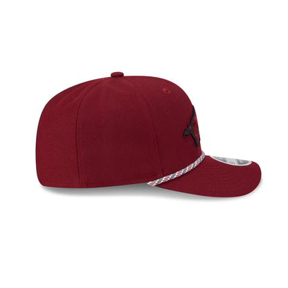 Arkansas Razorbacks Multicolor Rope 9SEVENTY Stretch-Snap Hat