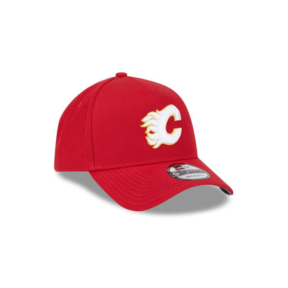 Calgary Flames Team 9FORTY A-Frame Snapback Hat