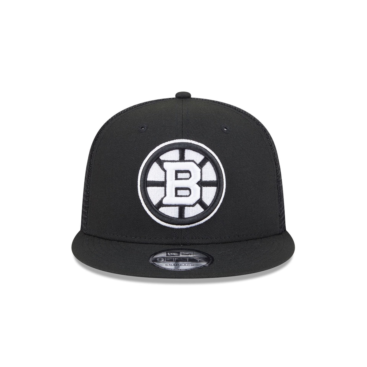 Boston Bruins Black 9FIFTY Trucker Hat