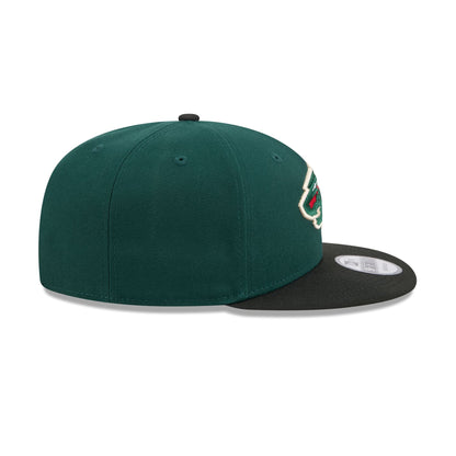 Minnesota Wild Black Visor 9FIFTY Snapback Hat