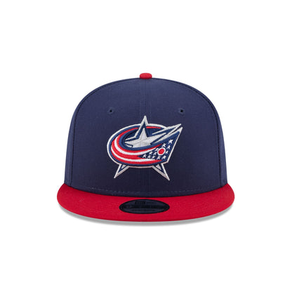 Columbus Blue Jackets Red Visor 9FIFTY Snapback Hat
