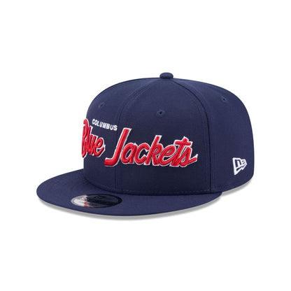 Columbus Blue Jackets Script 9FIFTY Snapback Hat