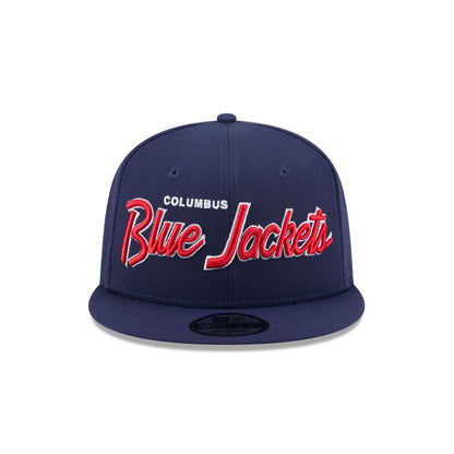 Columbus Blue Jackets Script 9FIFTY Snapback Hat