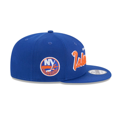 New York Islanders Script 9FIFTY Snapback Hat