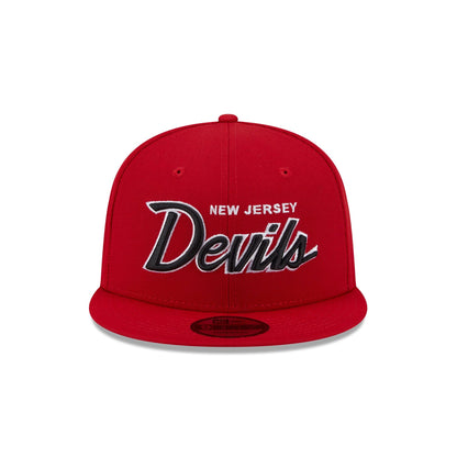 New Jersey Devils Script 9FIFTY Snapback Hat