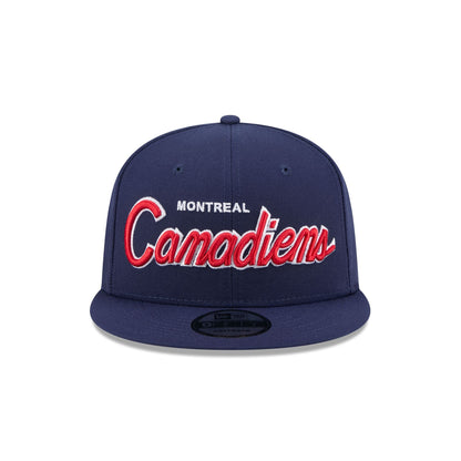 Montreal Canadiens Script 9FIFTY Snapback Hat