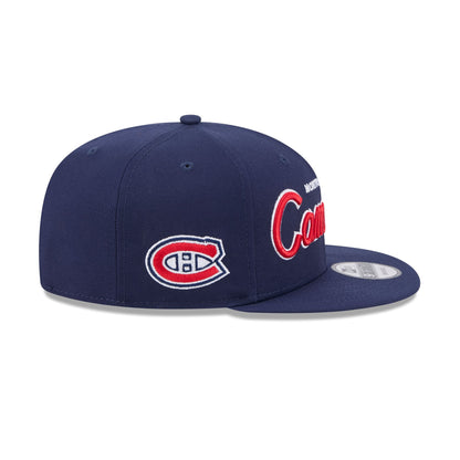 Montreal Canadiens Script 9FIFTY Snapback Hat