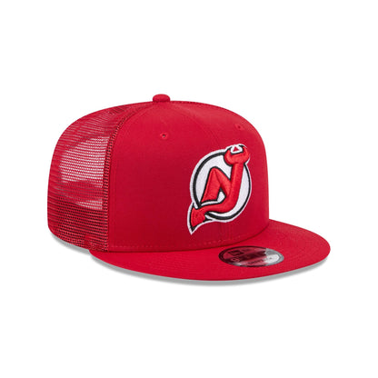 New Jersey Devils Team Tag 9FIFTY Trucker Hat
