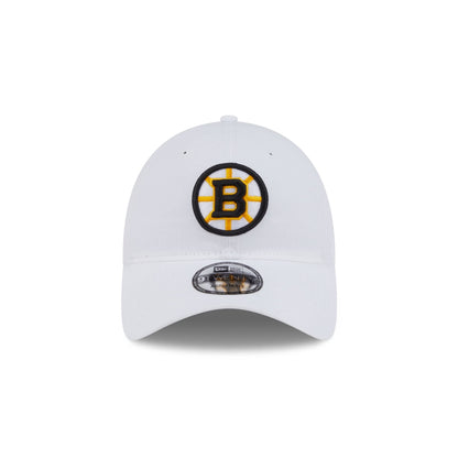 Boston Bruins White 9TWENTY Adjustable Hat