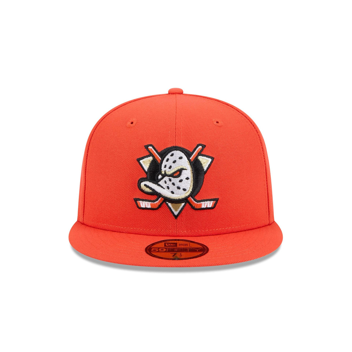 Anaheim Ducks Rear Wordmark 59FIFTY Fitted Hat