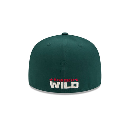 Minnesota Wild Rear Wordmark 59FIFTY Fitted Hat