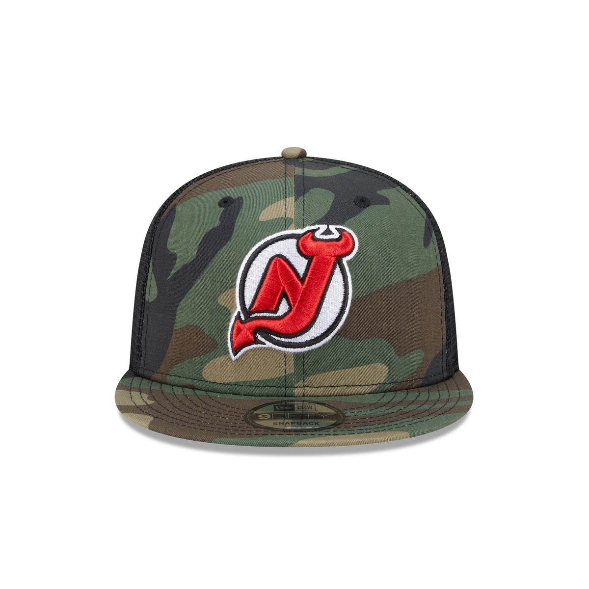 New Jersey Devils Camo 9FIFTY Trucker Hat