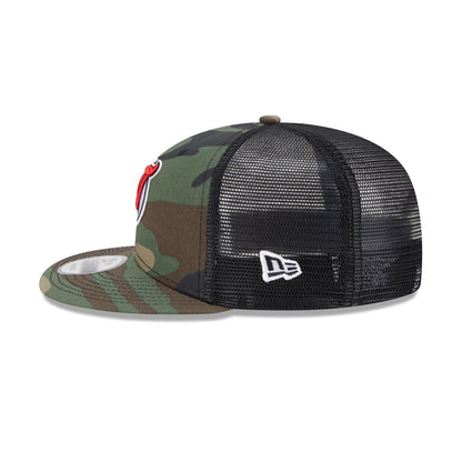 New Jersey Devils Camo 9FIFTY Trucker Hat