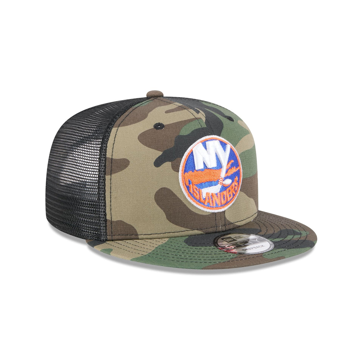 New York Islanders Camo 9FIFTY Trucker Hat