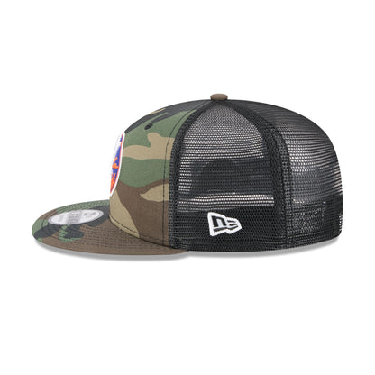 New York Islanders Camo 9FIFTY Trucker Hat