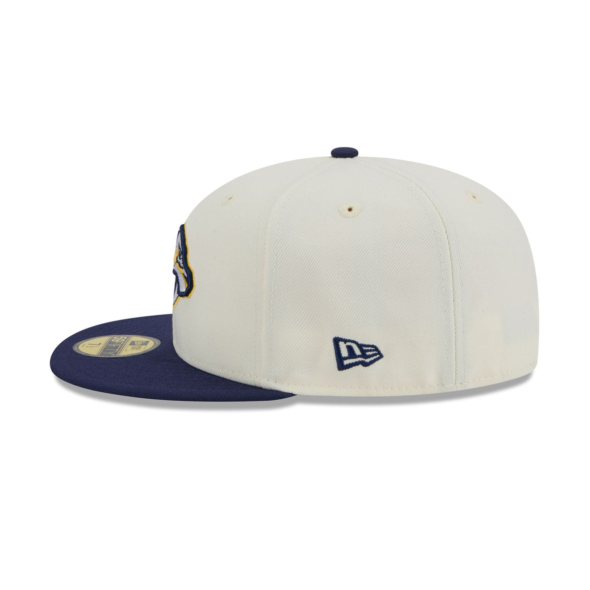 Nashville Predators Chrome White 59FIFTY Fitted Hat