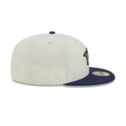 Nashville Predators Chrome White 59FIFTY Fitted Hat
