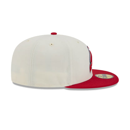 New Jersey Devils Chrome White 59FIFTY Fitted Hat