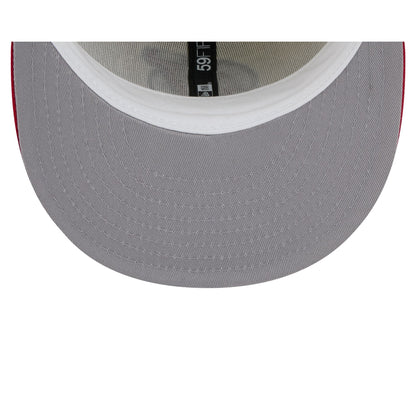 New Jersey Devils Chrome White 59FIFTY Fitted Hat