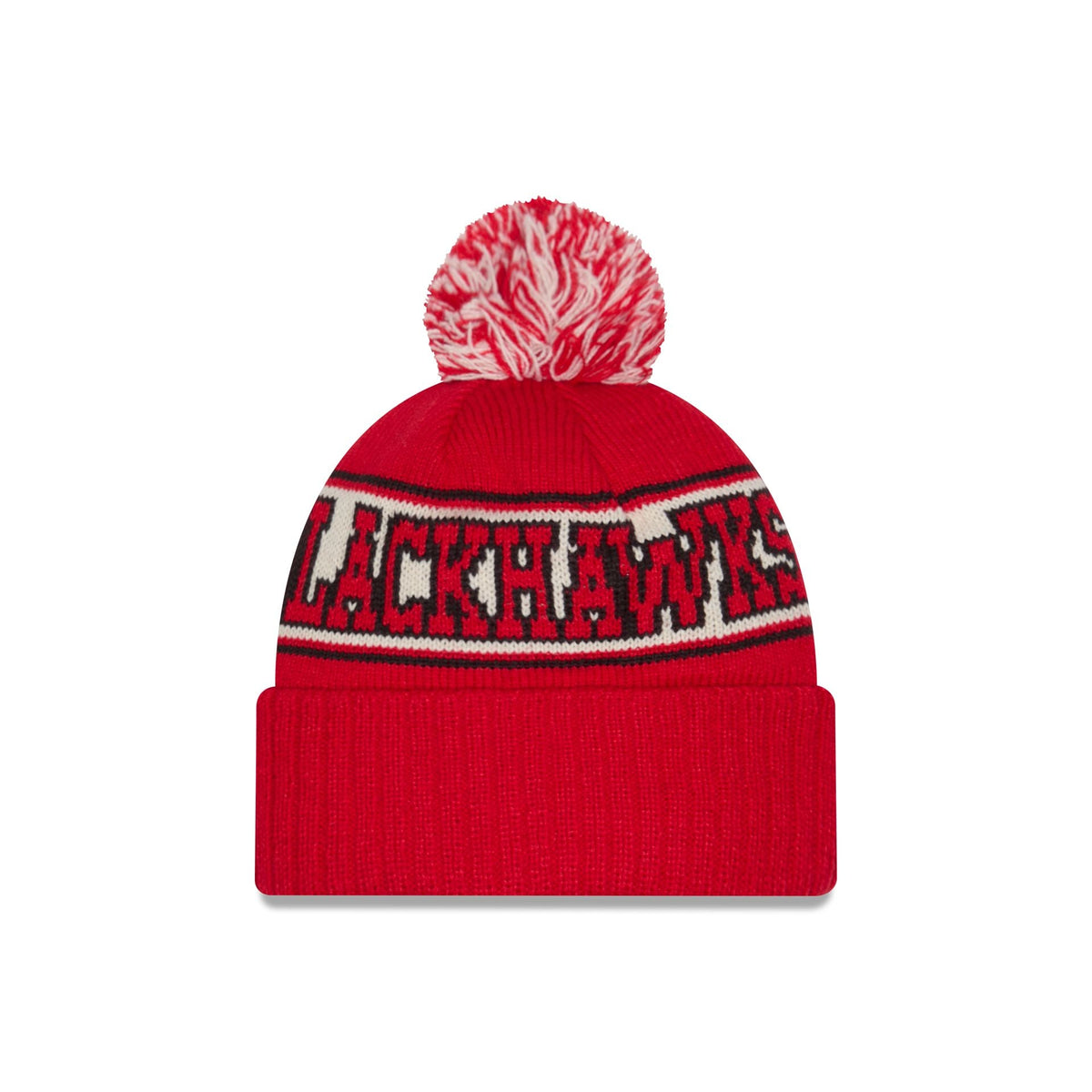 Chicago Blackhawks Pom Knit Hat
