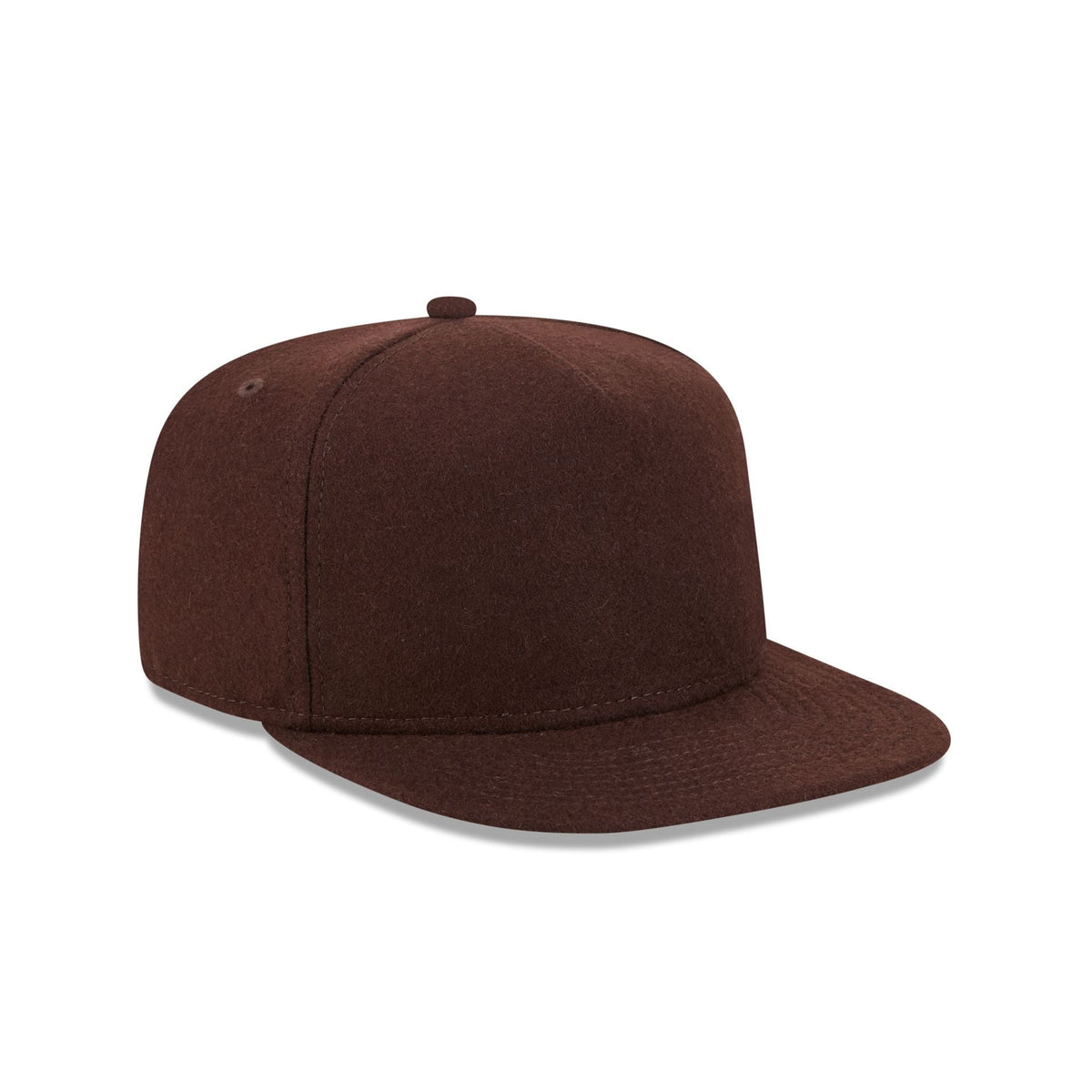 New Era Cap Walnut Melton Wool 59FIFTY A-Frame Fitted Hat