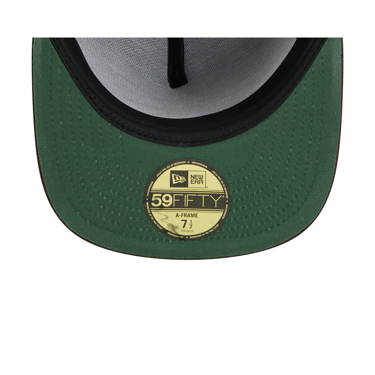 New Era Cap Walnut Melton Wool 59FIFTY A-Frame Fitted Hat