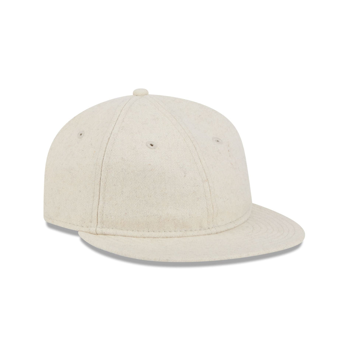 New Era Cap Heather Oatmeal Melton Wool Retro Crown 9FIFTY Strapback Hat
