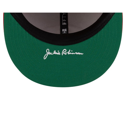 Cincinnati Reds Jackie Robinson Day 2025 Retro Crown 9FIFTY Snapback Hat