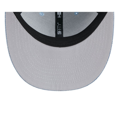 Chicago Cubs Hand Stitched Chambray Low Profile 59FIFTY Fitted Hat