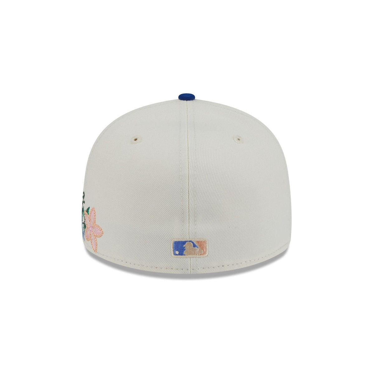 Chicago Cubs Tonal Florals White 59FIFTY Fitted Hat