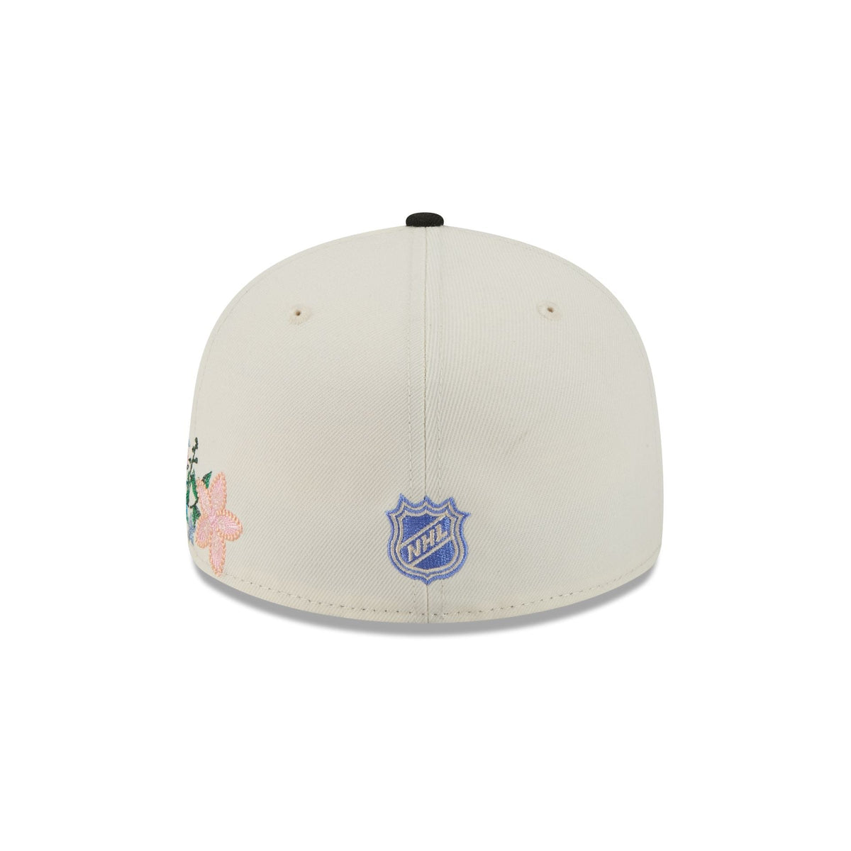 Chicago Blackhawks Tonal Florals White 59FIFTY Fitted Hat