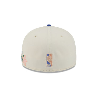 Golden State Warriors Tonal Florals White 59FIFTY Fitted Hat