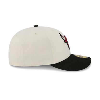 Chicago Bulls Tonal Florals White 59FIFTY Fitted Hat