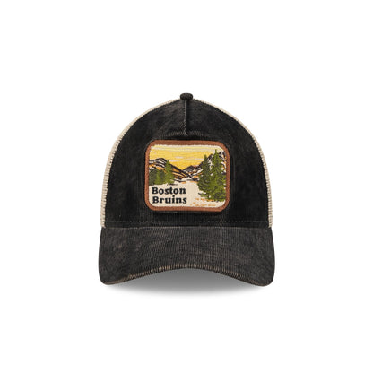 Boston Bruins Vintage Landscape 9TWENTY A-Frame Trucker Hat
