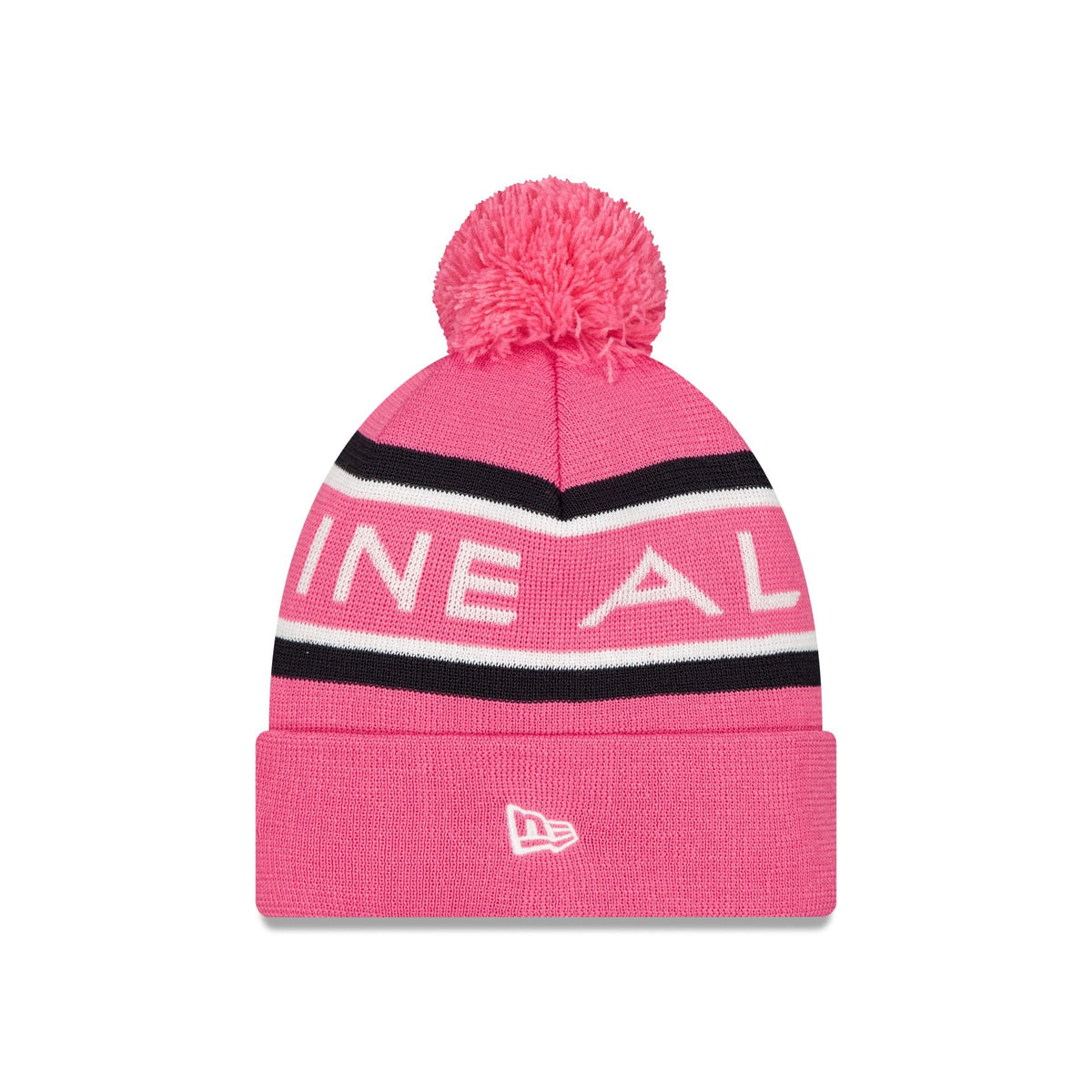 BWT Alpine F1 Team Pop Pink Pom Knit Hat