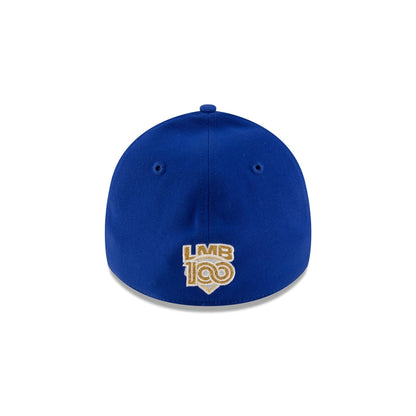 Bravos de León LMB 100th Anniversary Alt Blue 39THIRTY Stretch Fit Hat