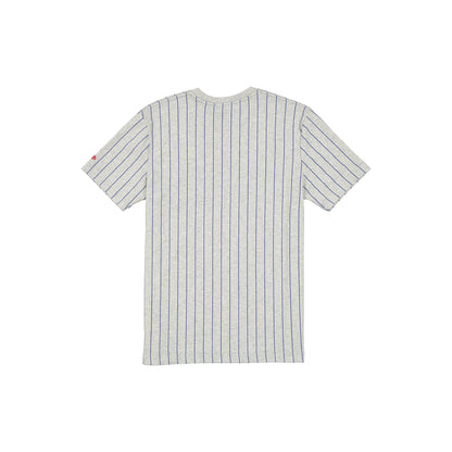 Chicago Cubs Throwback Retro Gray Pinstripe T-Shirt