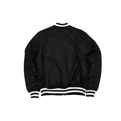 Alpha Industries x Pittsburgh Steelers Black MA-1 Bomber Jacket