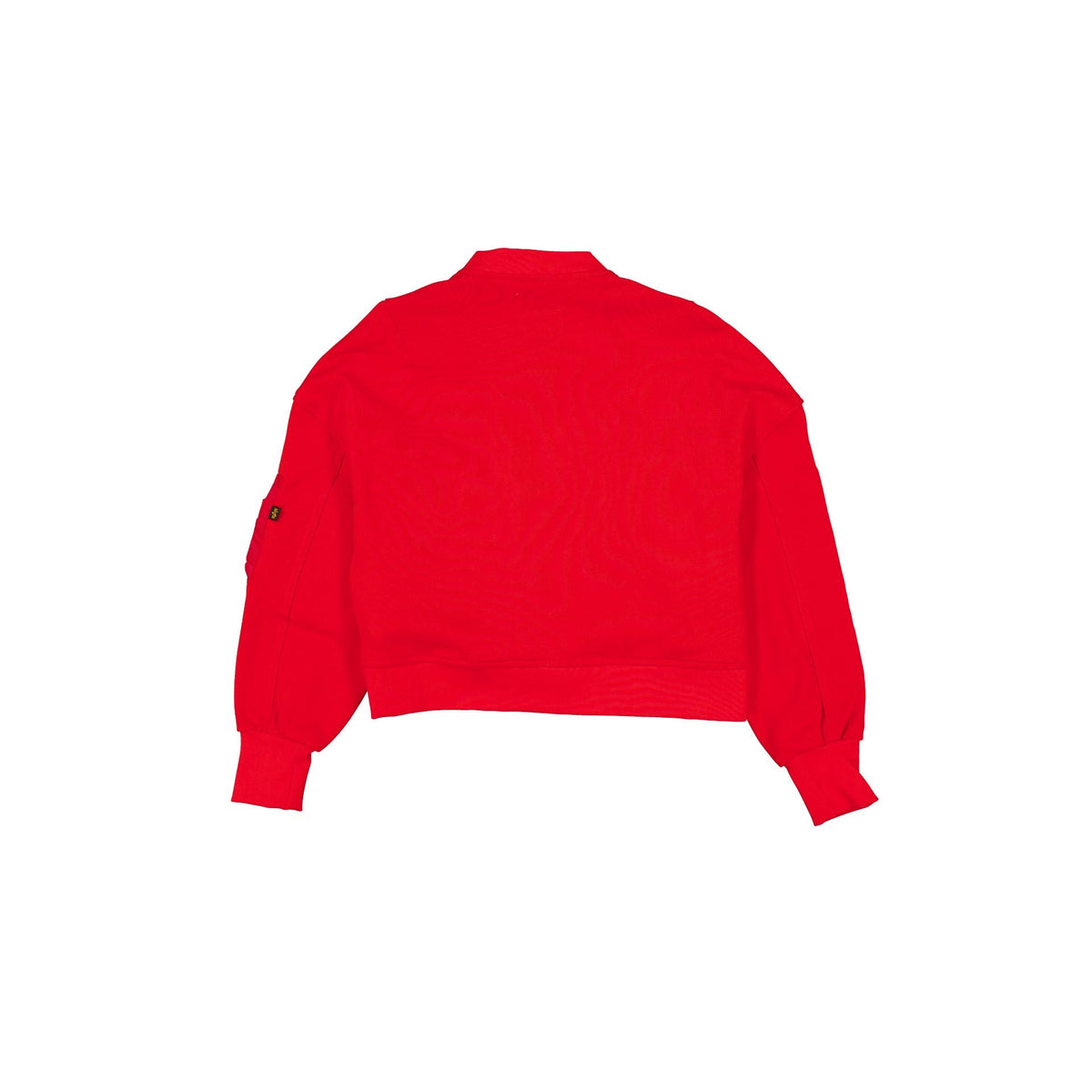 Alpha Industries x Kansas City Chiefs Red Women's Full Zip Cropped Fleece Jacket