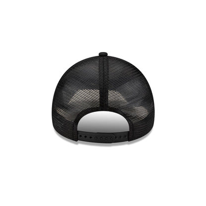 AC Milan Black 9FORTY A-Frame Trucker Hat