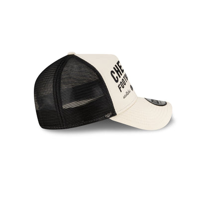 Chelsea FC Light Cream 9FORTY A-Frame Trucker Hat