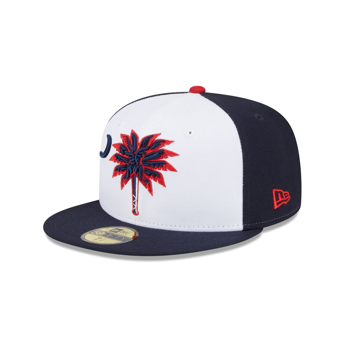 Myrtle Beach Pelicans Theme Night Navy Sidepatch 59FIFTY Fitted Hat