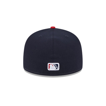 Myrtle Beach Pelicans Theme Night Navy Sidepatch 59FIFTY Fitted Hat
