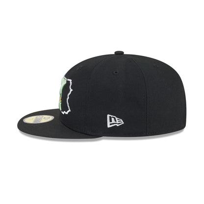 Harrisburg Senators Theme Night Black 59FIFTY Fitted Hat